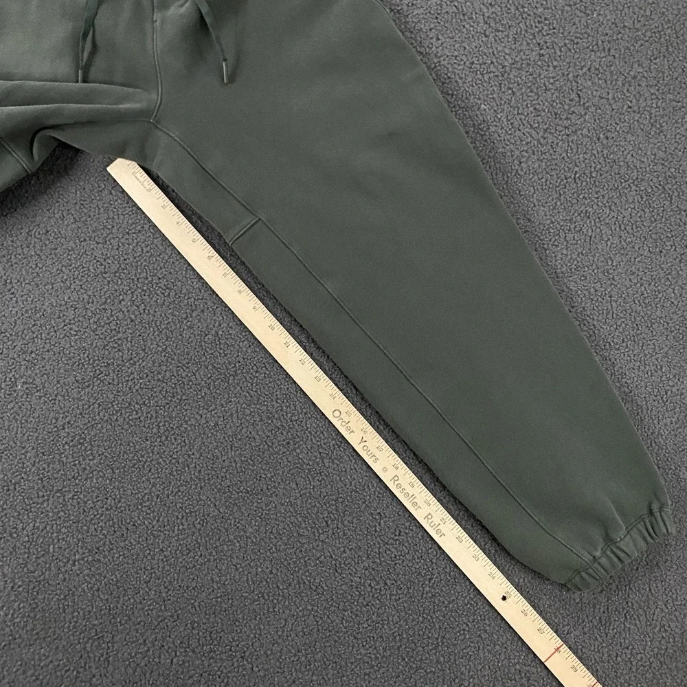Lululemon Steady State Jogger Pants Mens Small Green Fleece Sweatpants LM5AVSS - Picture 8 of 10
